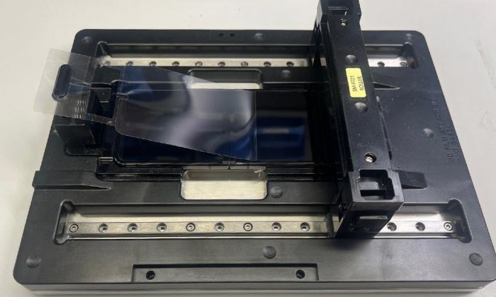 Mit der speziellen Technikvorrichtung von Samsung